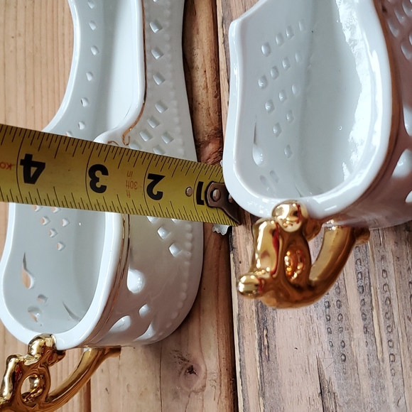 2 porcelain treasure flatware holders - Picture 15 of 16